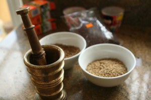 1 - prepping coriander